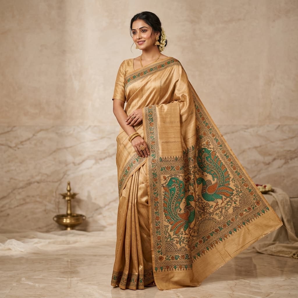 Rangreza Munga Tussar Silk